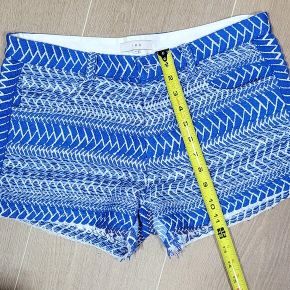 IRO Bermuda Shorts in Blue European Size 42 - Picture 7 of 9